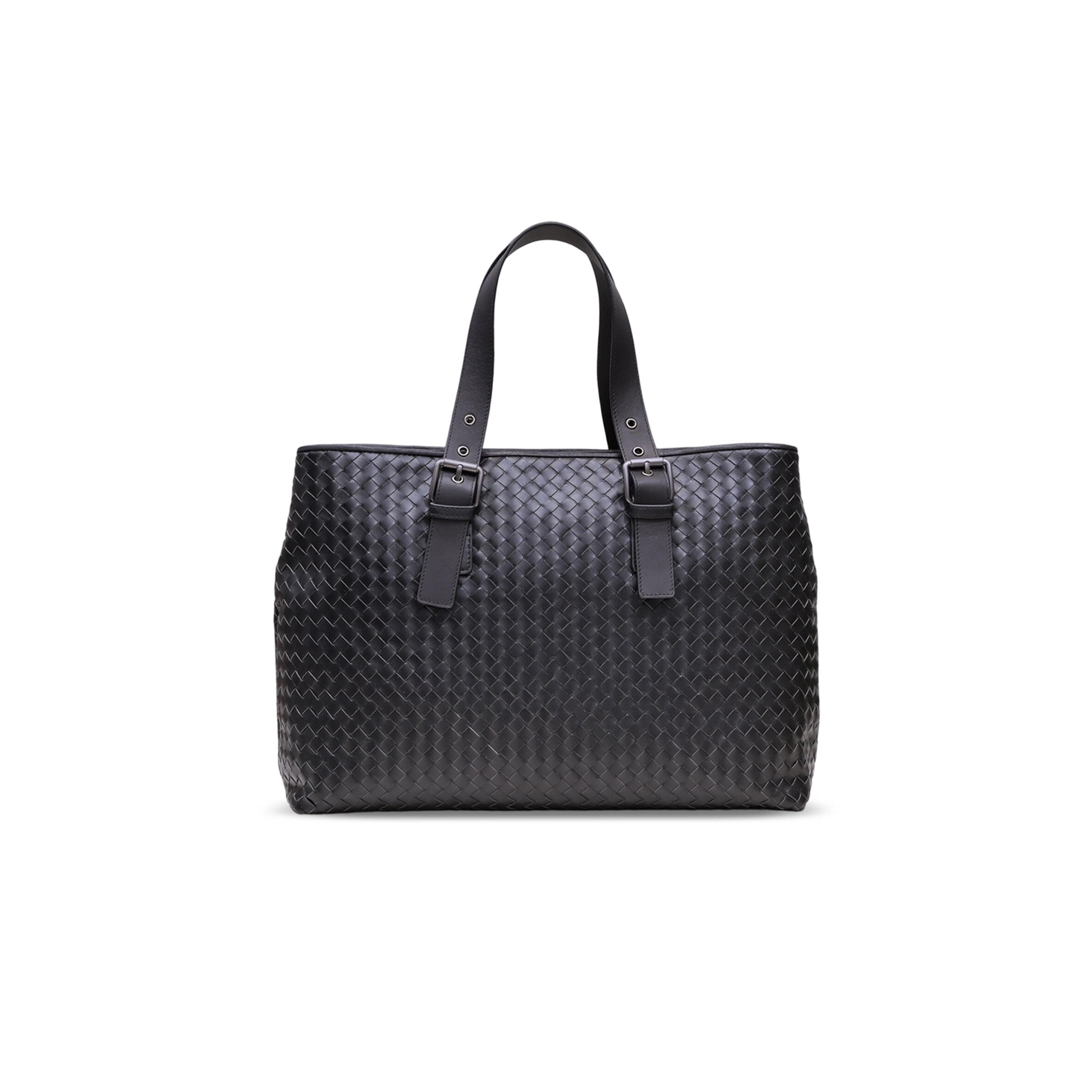BOTTEGA VENETA INTRECCIATO MEN'S HORIZONTAL HANDLE BRIEFCASE (42*30*14cm)